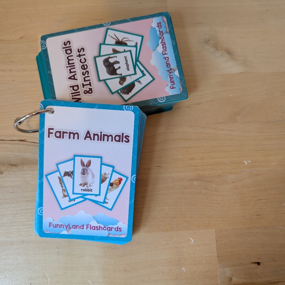 2 sets of Animal Flashcards